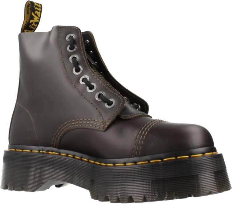 Dr. Martens Stijlvolle Veterschoenen Sinclair Model Brown Dames