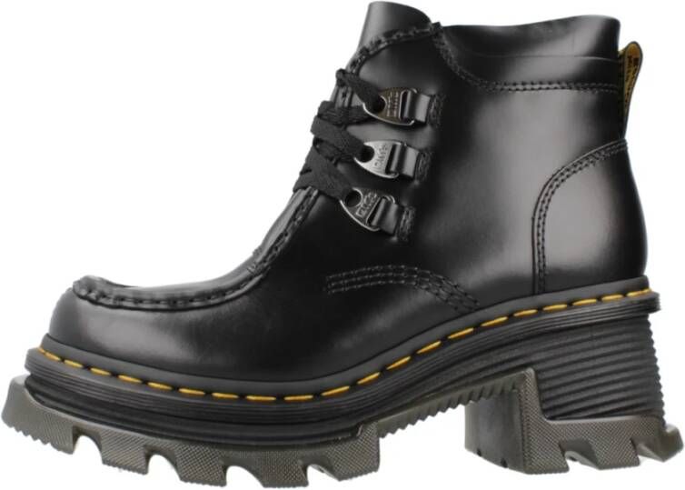 Dr. Martens Stijlvolle Veterschoenen voor Mannen Black Dames