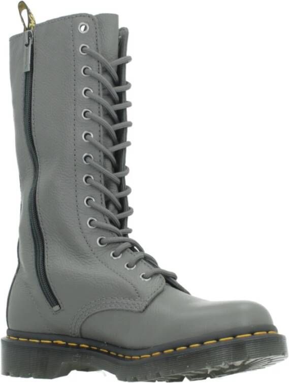 Dr. Martens Stijlvolle Veterschoenen voor Vrouwen Gray Dames