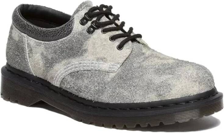 Dr. Martens Stonewashed Suede Casual Grijze Schoen Gray Heren