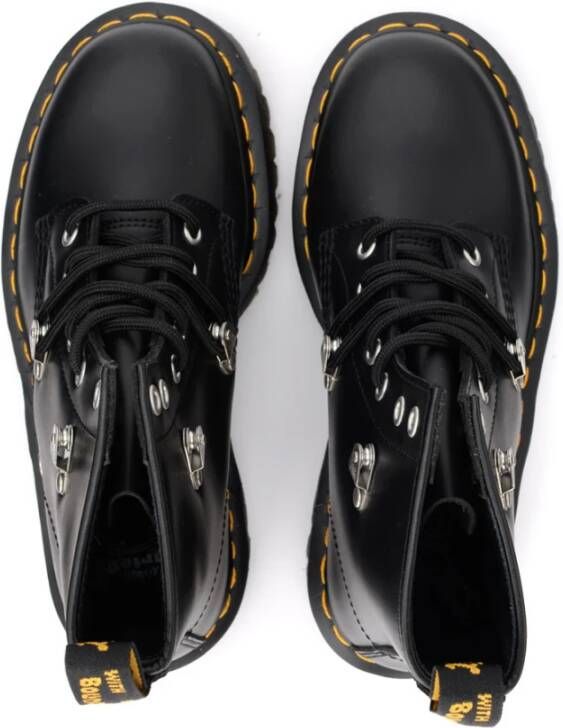 Dr. Martens Stud Smooth Zwart Leren Enkellaarzen Black Dames