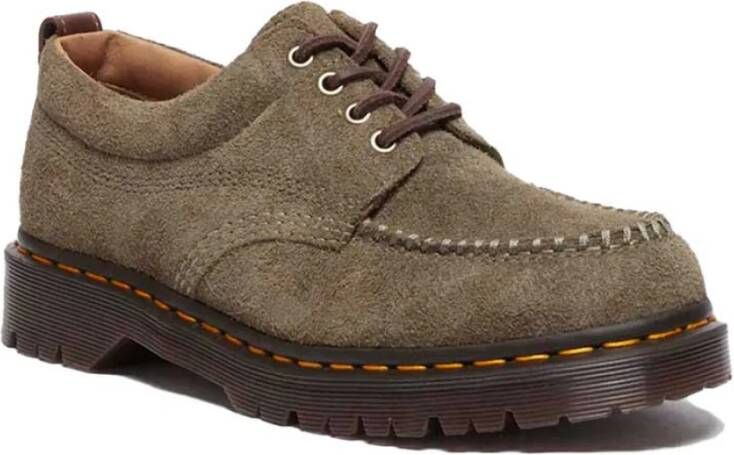 Dr. Martens Suède Moc Teen Schoenen Olijf Green Heren