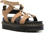 Dr. Martens Tan Nubuck Multi-Way Strap Sandalen Brown Dames - Thumbnail 2