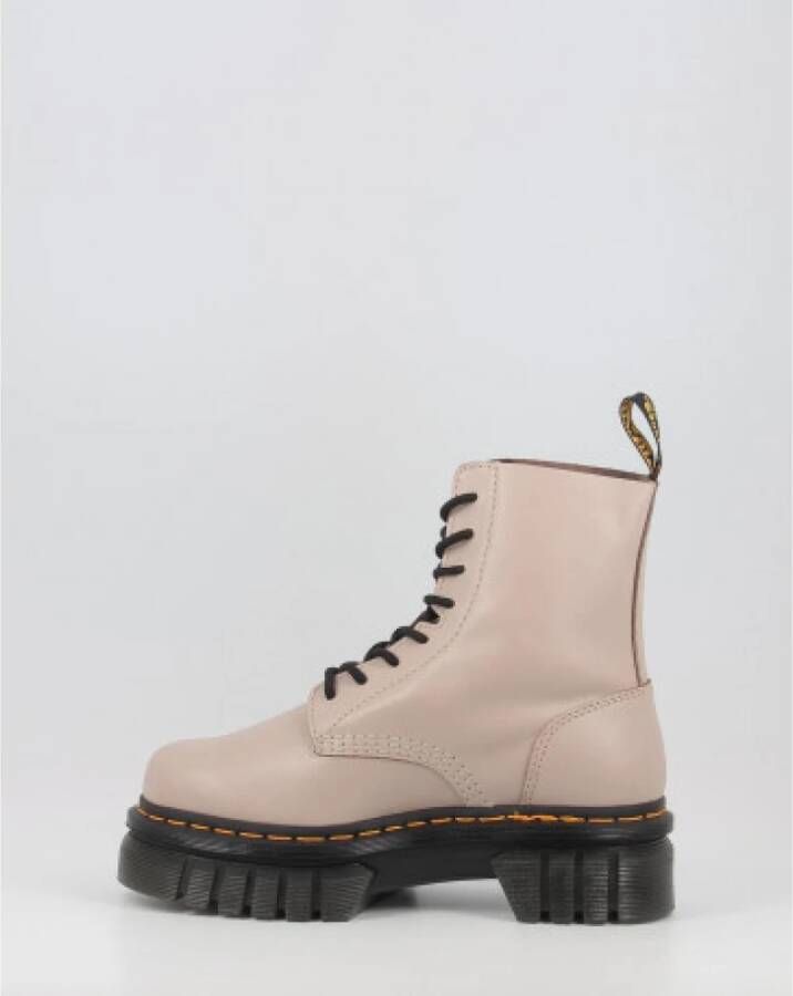 Dr. Martens Taupe Platform Veterschoenen voor Dames Beige Dames