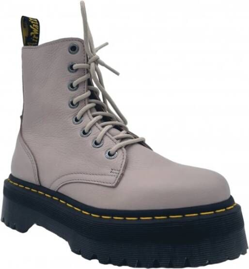 Dr. Martens Tortora Plateau Enkellaarzen met Rits Beige Dames