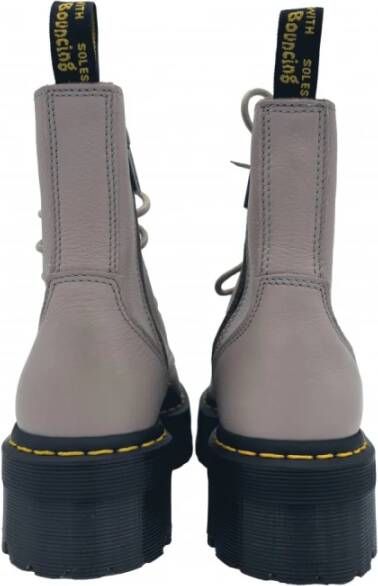 Dr. Martens Tortora Plateau Enkellaarzen met Rits Beige Dames