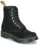 Dr. Martens Vegan Crushed Velvet Enkellaarzen Black Dames - Thumbnail 4