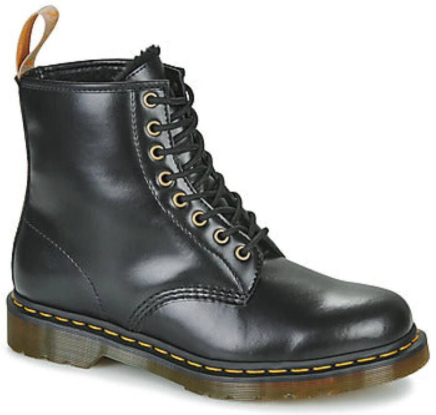 Dr. Martens Vegan Zwarte Enkellaarzen Vrouwen Black Heren