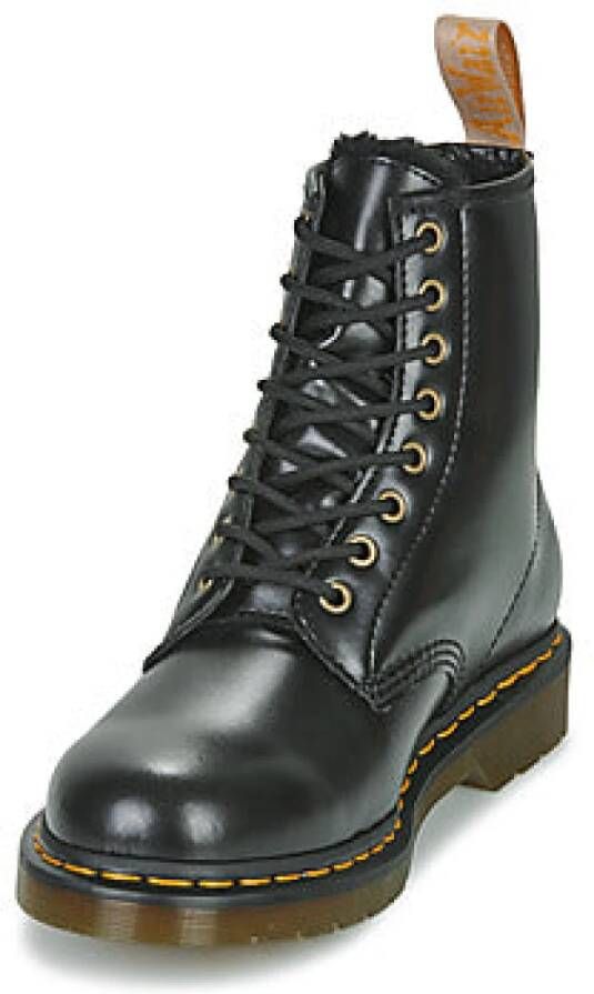 Dr. Martens Vegan Zwarte Enkellaarzen Vrouwen Black Heren