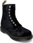 Dr. Martens Verpletterd Fluweel Vegan Enkellaarzen Black Dames - Thumbnail 1