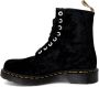 Dr. Martens Verpletterd Fluweel Vegan Enkellaarzen Black Dames - Thumbnail 2