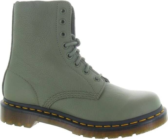 Dr. Martens Versleten Pascal Virginia Laarzen Green Dames