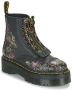 Dr. Martens Vervallen Rozen Klassieke Zwarte Enkellaarzen Black Dames - Thumbnail 2