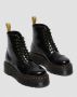 Dr. Martens Vegan Enkellaarzen met Glanzende Afwerking Black Dames - Thumbnail 4