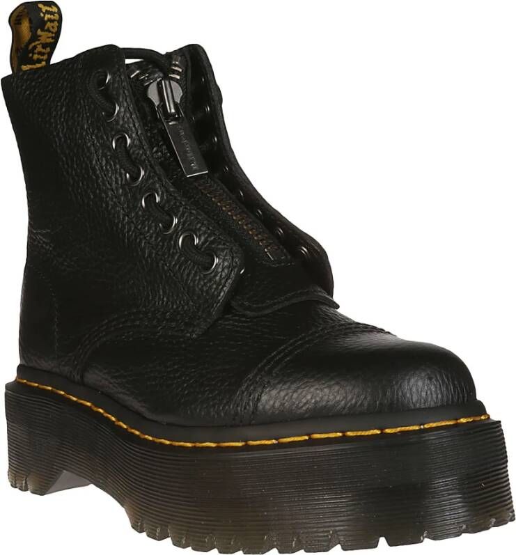 Dr. Martens Veters Anfibio Nappa Ritslaarzen Black Dames