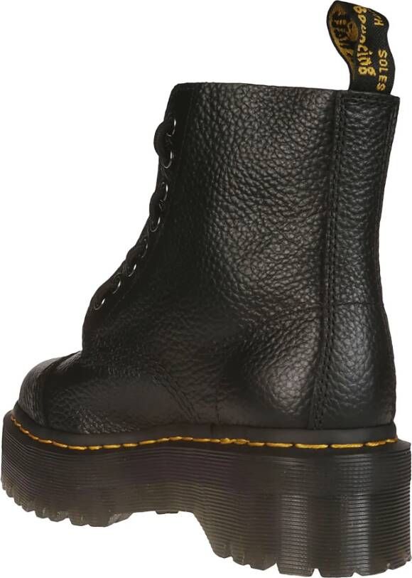 Dr. Martens Veters Anfibio Nappa Ritslaarzen Black Dames