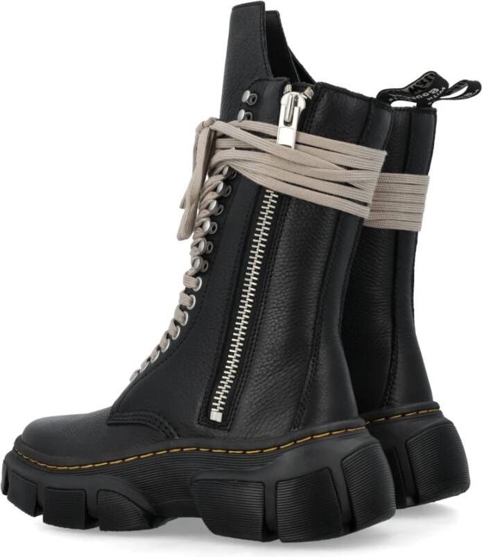 Dr. Martens Vintage Calf-Length Boot Black Dames
