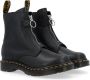 Dr martens Dr. Martens 1460 Pascal front zipper Zwart Leer Biker boots Dames - Thumbnail 19