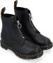 Dr martens Dr. Martens 1460 Pascal front zipper Zwart Leer Biker boots Dames - Thumbnail 21