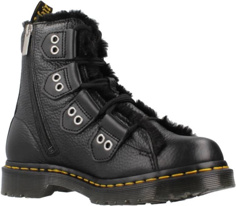 Dr. Martens Winterlaarzen met LTT FL-stijl Black Dames