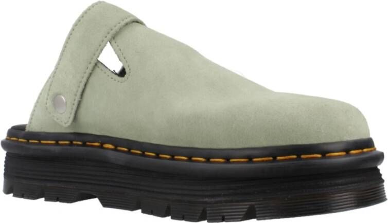 Dr. Martens Zebzab Mules voor Vrouwen Green Dames