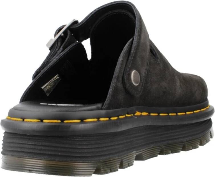 Dr. Martens Zebzag Leren Muiltjes Black Dames