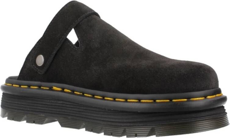 Dr. Martens Zebzag Leren Muiltjes Black Dames