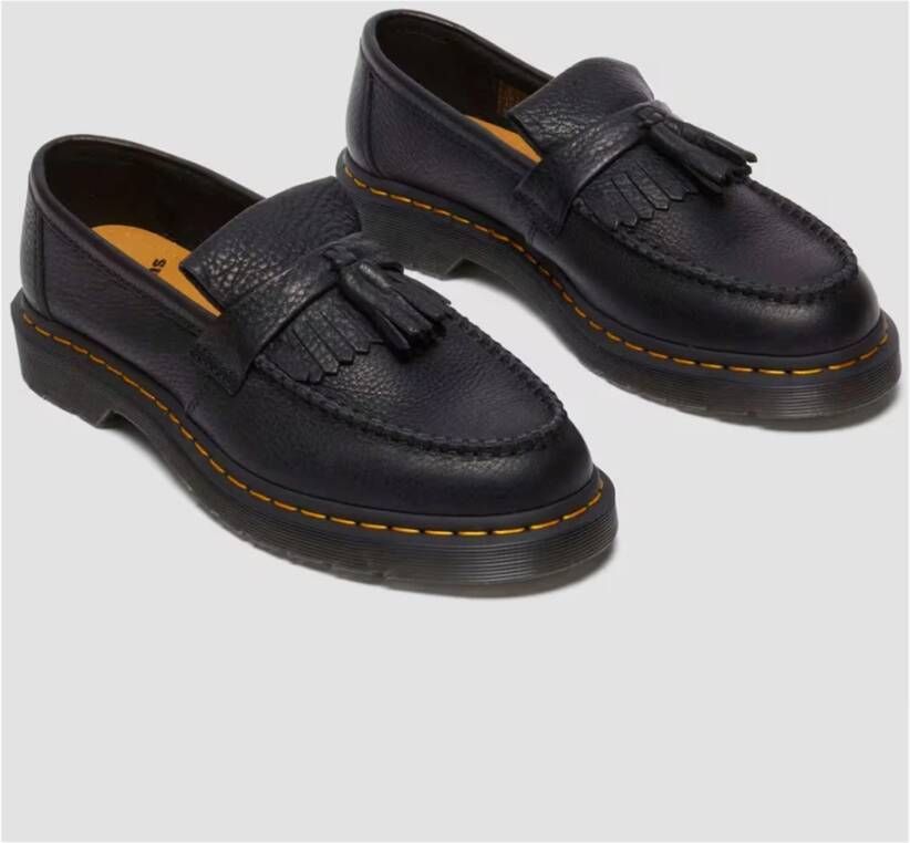 Dr. Martens Zwarte Adrian Leren Schoenen Black Heren