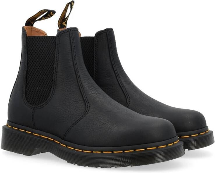 Dr. Martens Zwarte Ambassadeur Leren Laarzen Black Heren