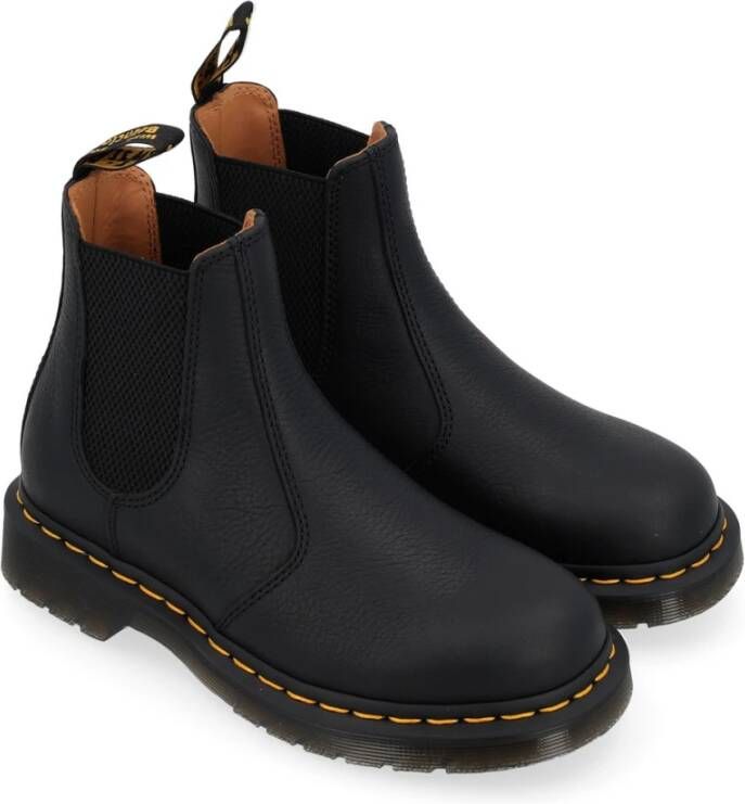 Dr. Martens Zwarte Ambassadeur Leren Laarzen Black Heren