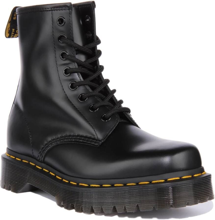 Dr. Martens Zwarte Bex Vierkante Neus Laarzen Black Dames