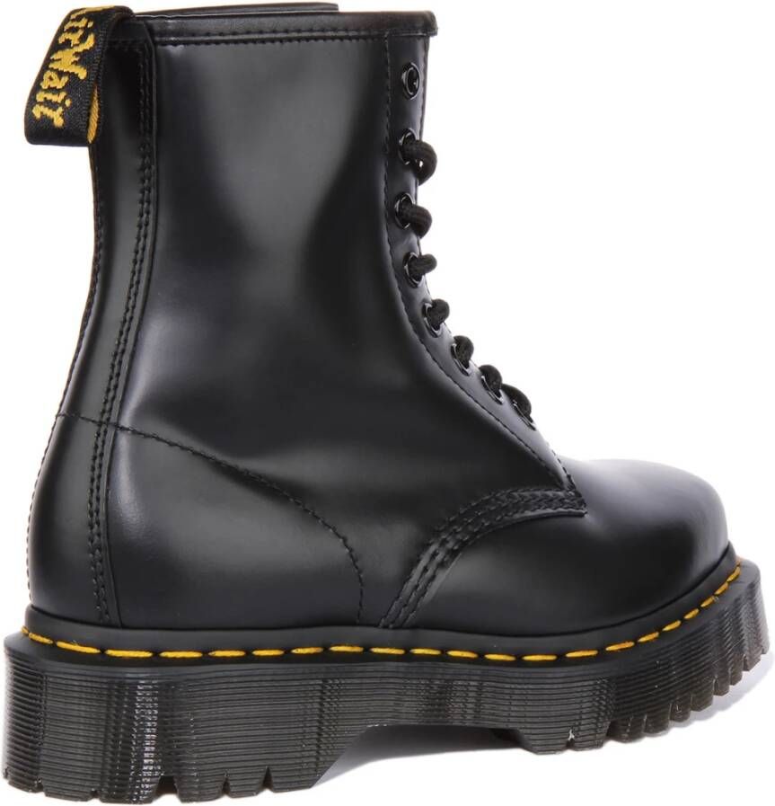 Dr. Martens Zwarte Bex Vierkante Neus Laarzen Black Dames