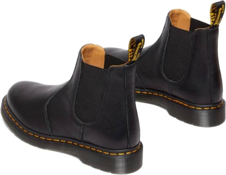 Dr. Martens Zwarte Chelsea-laarzen voor stijlvolle uitjes Black Heren