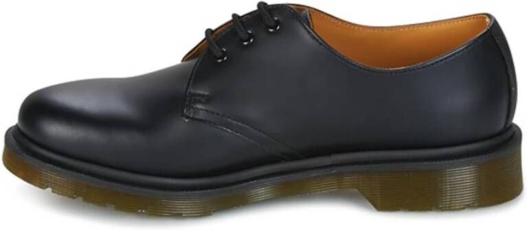 Dr. Martens Zwarte Derby Schoenen met Glad Leer Black Heren