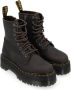 Dr. Martens Zwarte Distressed Leren Veterschoenen Gray Dames - Thumbnail 4