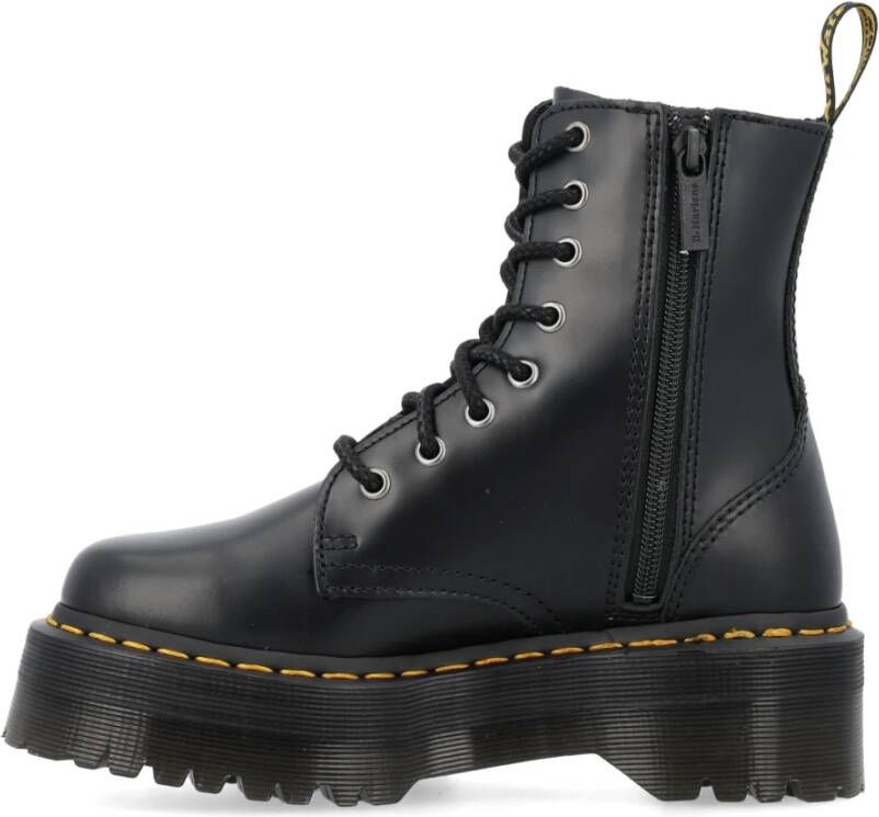 Dr. Martens Zwarte Gesloten Jadon Platformlaarzen Black Heren