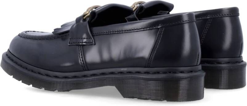 Dr. Martens Zwarte Gesloten Loafers met Messingdetails Black Heren