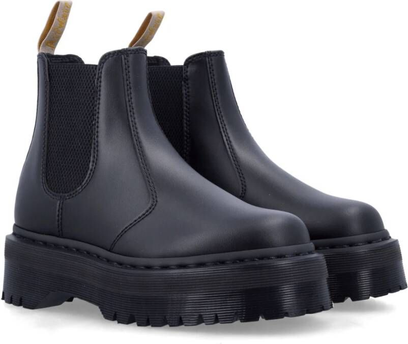 Dr. Martens Zwarte Gesloten Platform Chelsea Laarzen Black Dames