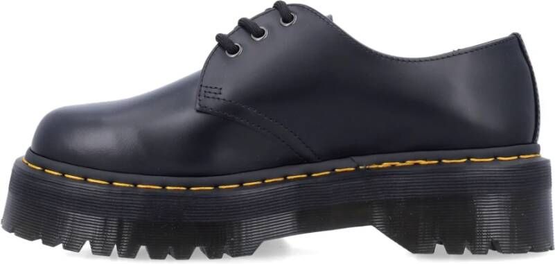 Dr. Martens Zwarte Gesloten Schoenen 1461 Quad Stijl Black Heren