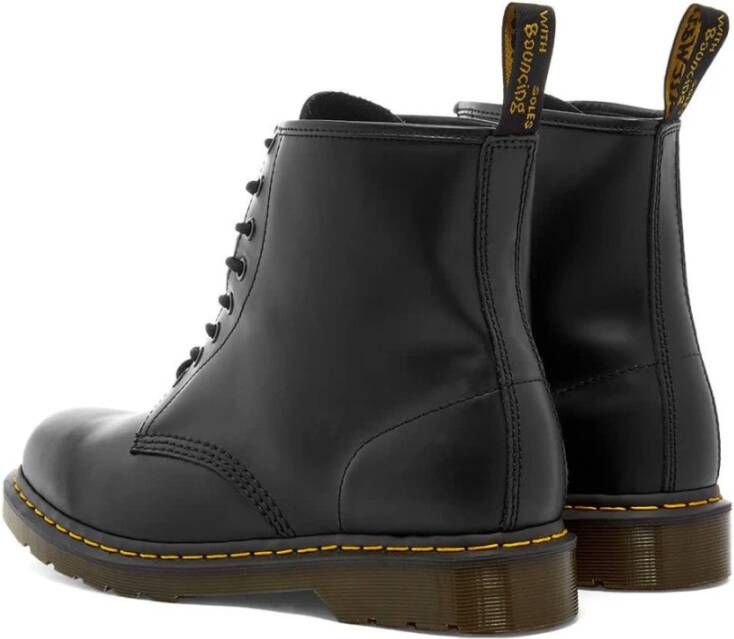 Dr. Martens Zwarte gladde 1460 laarzen Black Dames