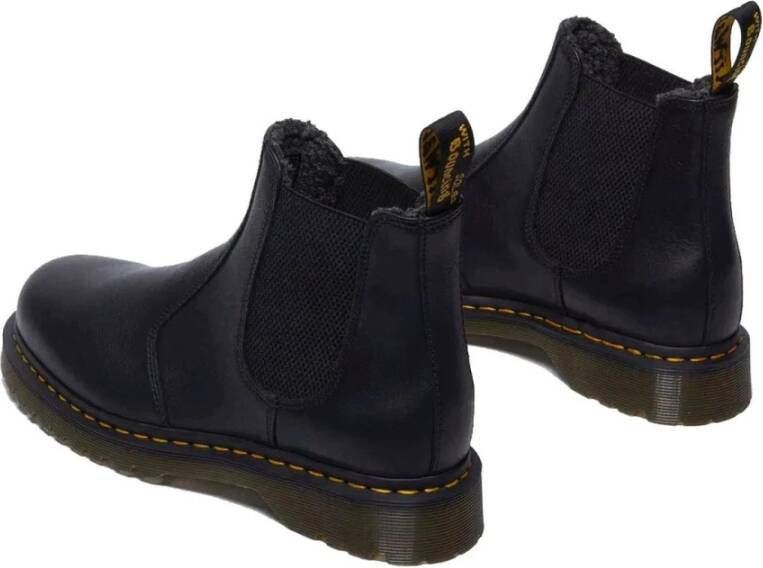 Dr. Martens Zwarte Grizzly Enkellaarzen voor Mannen Black Heren