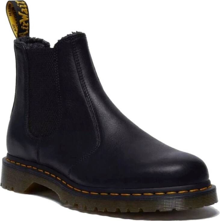 Dr. Martens Zwarte Grizzly Enkellaarzen voor Mannen Black Heren