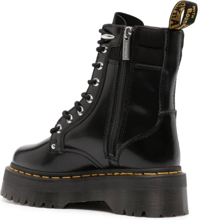 Dr. Martens Zwarte Jadon HDW II Leren Enkellaarzen Zwart Dames