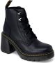 Dr. Martens Zwarte leren damesschoenen Herfst Winter collectie Black Dames - Thumbnail 3