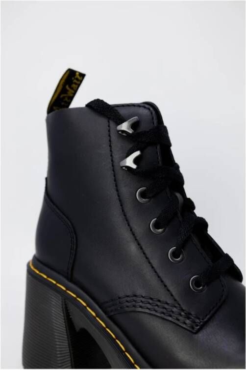 Dr. Martens Zwarte leren damesschoenen Herfst Winter collectie Black Dames