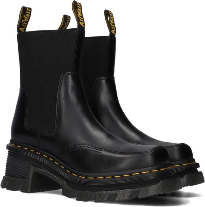 Dr. Martens Zwarte leren enkellaarzen Black Dames