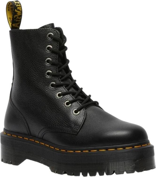 Dr. Martens Zwarte leren enkellaarzen Black Dames