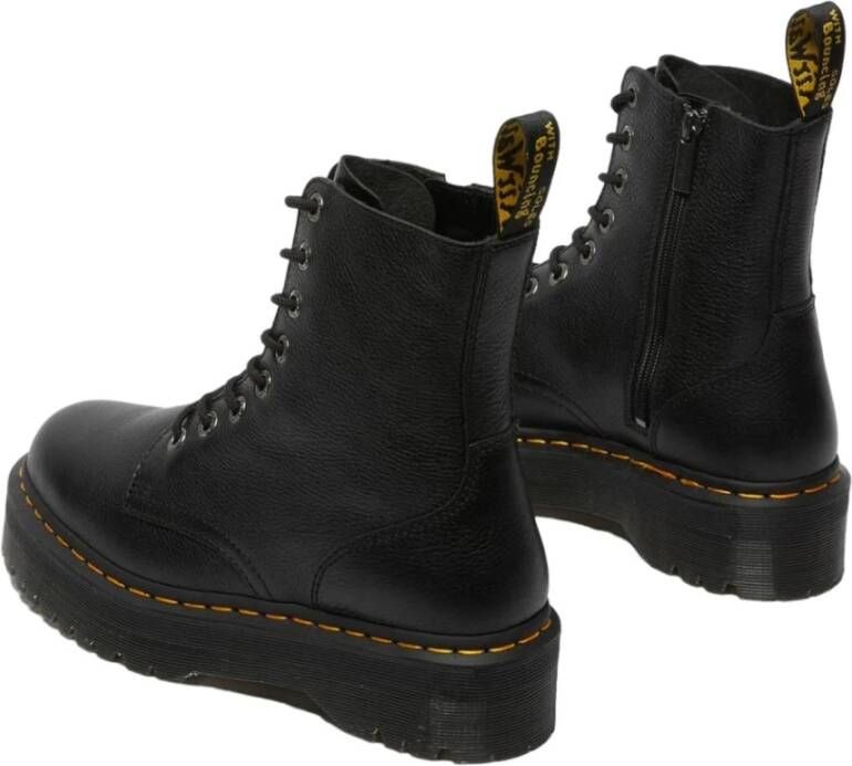 Dr. Martens Zwarte leren enkellaarzen Black Dames