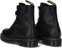 Dr martens Dr. Martens 1460 Pascal front zipper Zwart Leer Biker boots Dames - Thumbnail 13