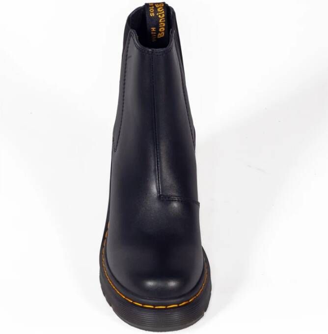 Dr. Martens Zwarte leren hoge chelsea laarzen Black Dames